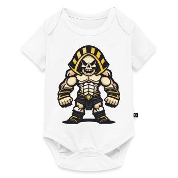 Crâne Pharaon - Body à manches courtes Premium Bébé - blanc - Devant