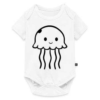 Jellyfish - Baby Premium short-sleeve bodysuit - white - Front