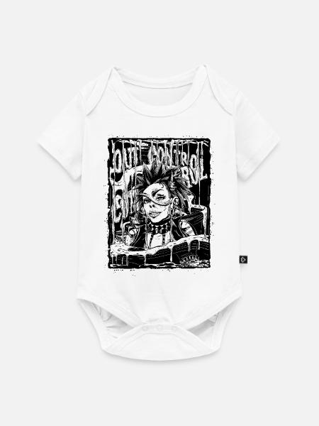 Außer Kontrolle geraten - Baby Premium Kurzarmbody - Weiß