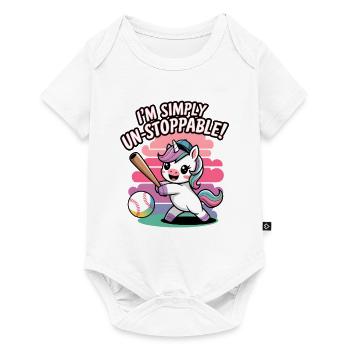 Je suis tout simplement inarrêtable ! - Body à manches courtes Premium Bébé - blanc - Devant