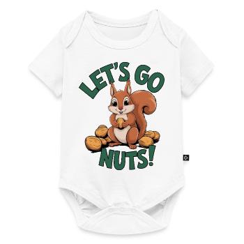 Let's Go Nuts! - Baby Premium short-sleeve bodysuit - white - Front