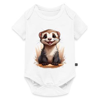 Ferret - Baby Premium short-sleeve bodysuit - white - Front