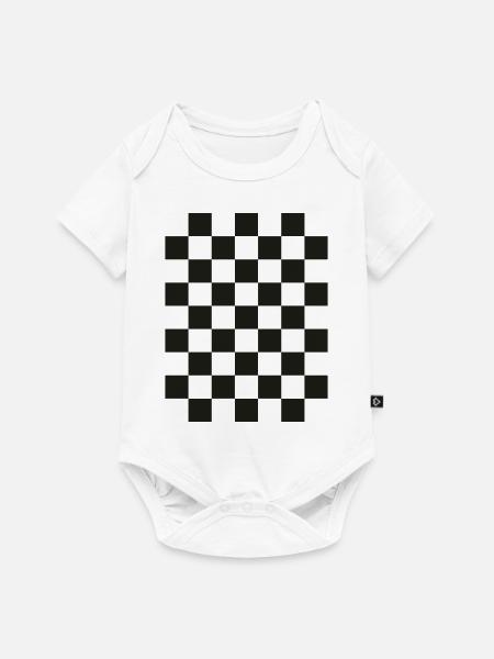 scheck - Baby Premium Kurzarmbody - Weiß