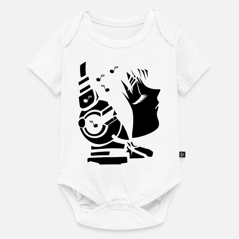 FUTURE_sound3 - Body à manches courtes Premium Bébé - blanc
