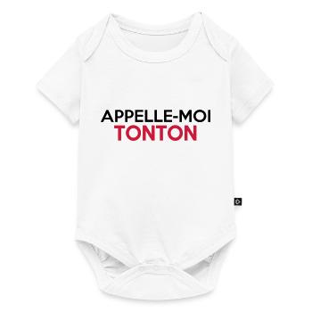 APPELLE-MOI TONTON - Body à manches courtes Premium Bébé - blanc - Devant