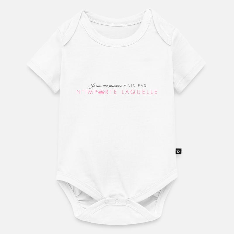 Je suis une princesse - Body à manches courtes Premium Bébé - blanc