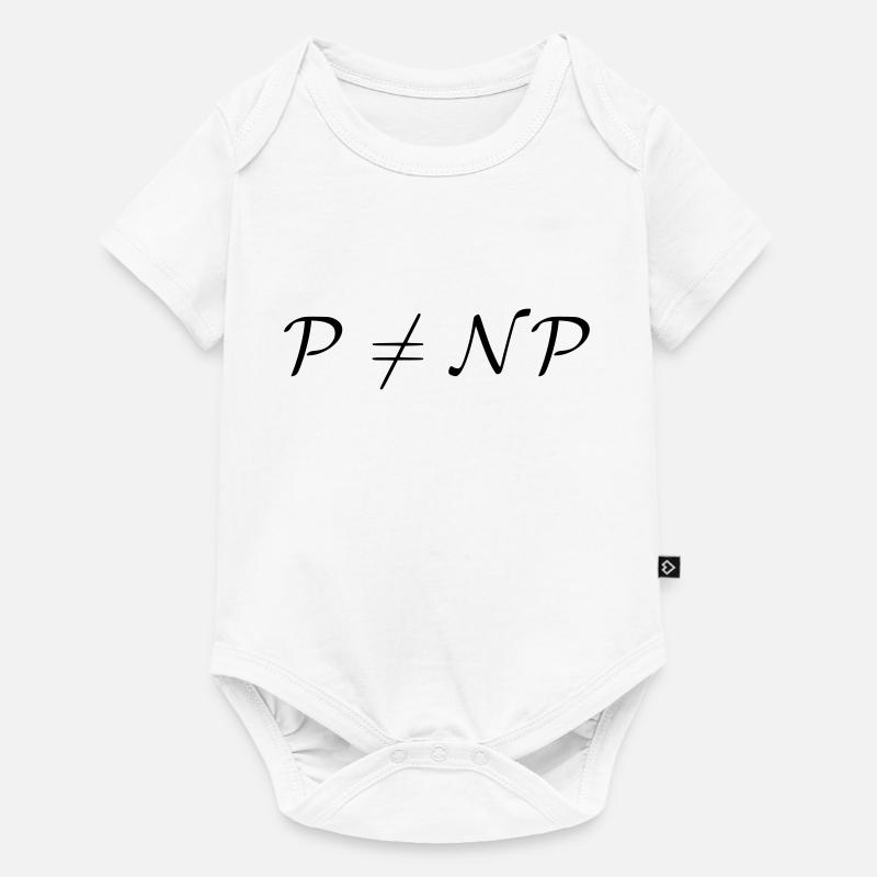 P ist nicht NP Geschenk Idee - Baby Premium Kurzarmbody - Weiß