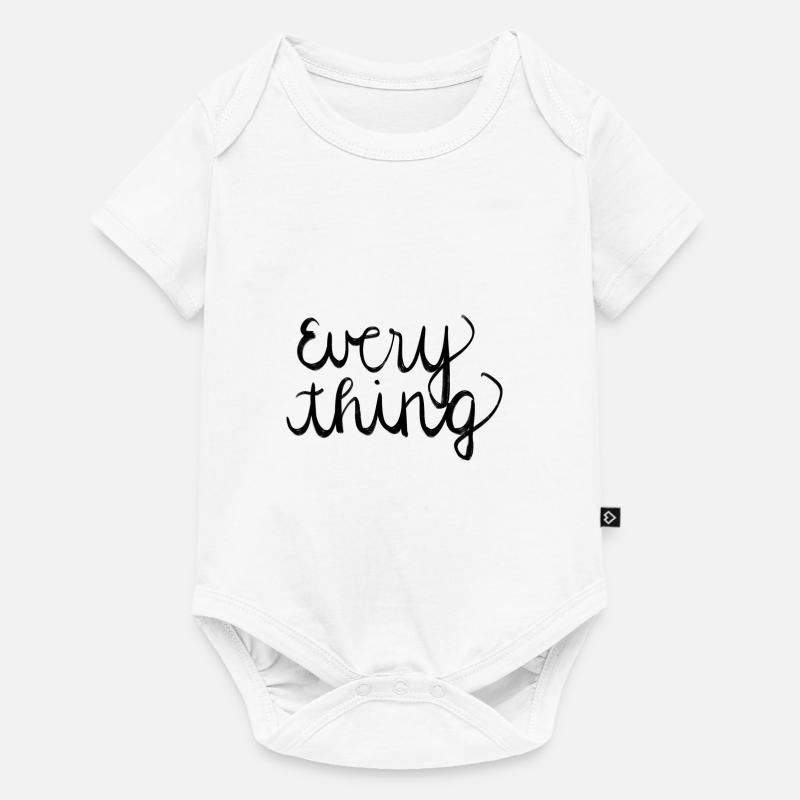 Everything - Baby Premium short-sleeve bodysuit - white