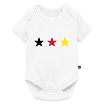 Germany star - Baby Premium short-sleeve bodysuit - white - Front