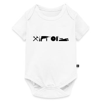 werkzeug_handwerker__f1 - Baby Premium Kurzarmbody - Weiß - Vorne