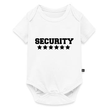 security - Body à manches courtes Premium Bébé - blanc - Devant