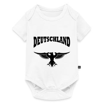 Deutschland + Adler - Baby Premium Kurzarmbody - Weiß - Vorne