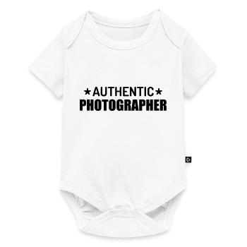 Photographer Photo Fotograf Photographe - Baby Premium short-sleeve bodysuit - white - Front