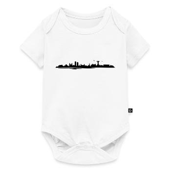 Skyline - Rio de Janeiro - Baby Premium Kurzarmbody - Weiß - Vorne