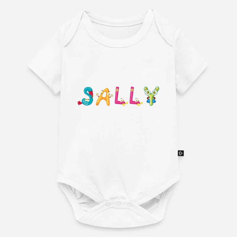 Sally - Body à manches courtes Premium Bébé - blanc