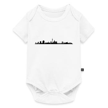 Skyline - Mannheim - Baby Premium Kurzarmbody - Weiß - Vorne