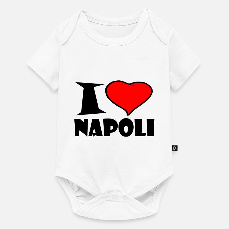 J'aime napoli - Body à manches courtes Premium Bébé - blanc