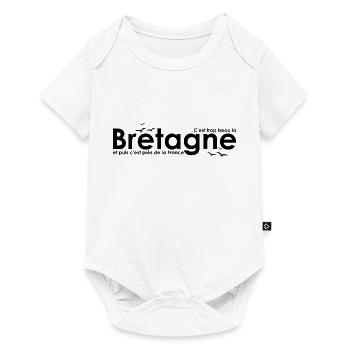 Schöne Bretagne - Baby Premium Kurzarmbody - Weiß - Vorne
