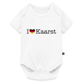 I love Kaarst - Baby Premium short-sleeve bodysuit - white - Front