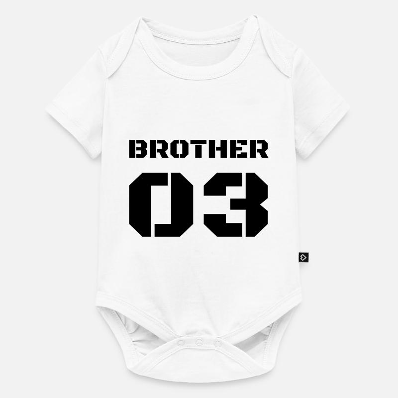 Frère 3 - Frère 03 - Body à manches courtes Premium Bébé - blanc