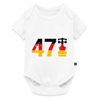 47 Formula Racing Motorsport Deutschland - Baby Premium Kurzarmbody - Weiß - Vorne