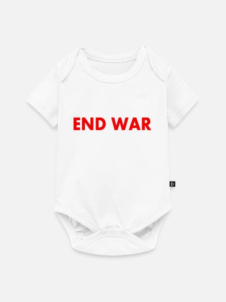 End war - Baby Premium Kurzarmbody - Weiß