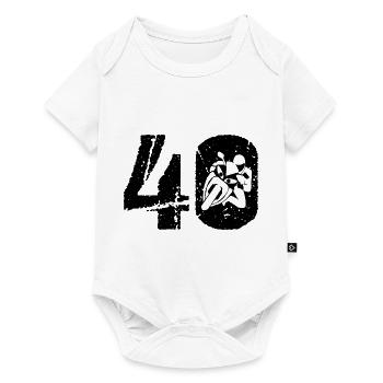 Motorcycle 40 Motorcyclist Moto - Baby Premium short-sleeve bodysuit - white - Front