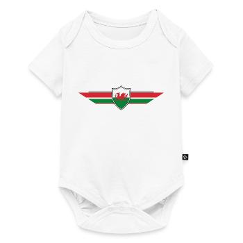 Wales Fan World Cup - Baby Premium short-sleeve bodysuit - white - Front