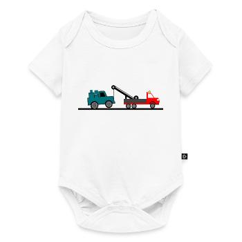 Truck - Baby Premium Kurzarmbody - Weiß - Vorne