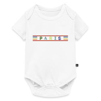 Paris - Baby Premium short-sleeve bodysuit - white - Front