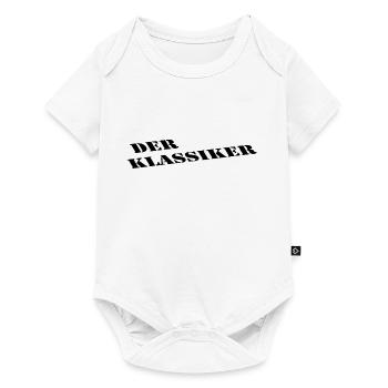 Der Klassiker - Baby Premium Kurzarmbody - Weiß - Vorne