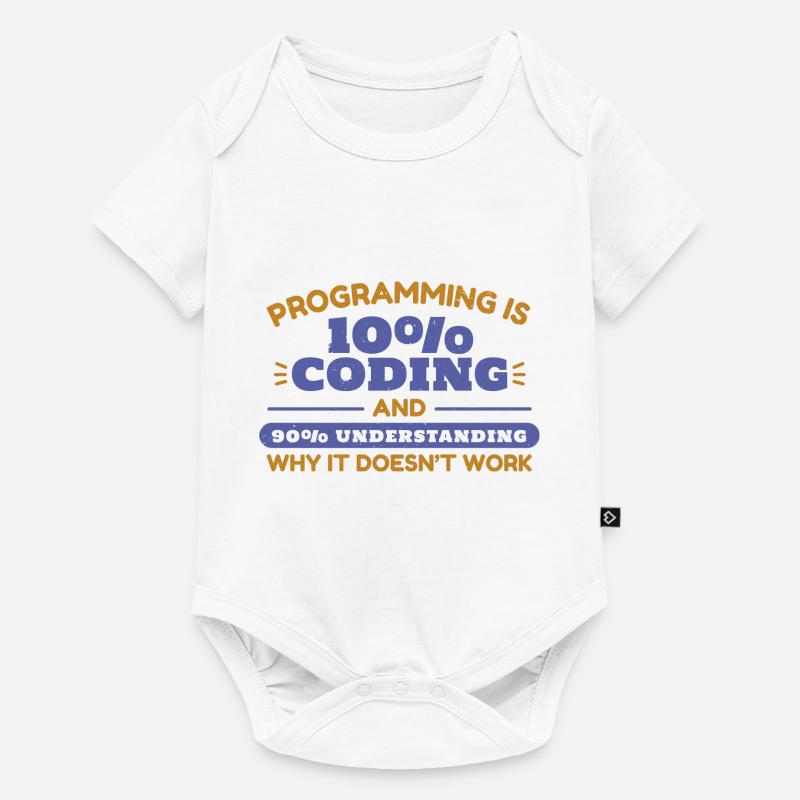 Programmation - Body à manches courtes Premium Bébé - blanc