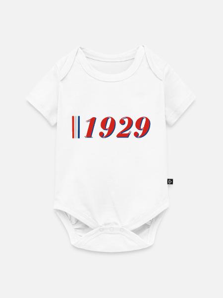 Jahr 1929 - Baby Premium Kurzarmbody - Weiß