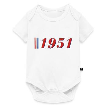Year 1951 - Baby Premium short-sleeve bodysuit - white - Front