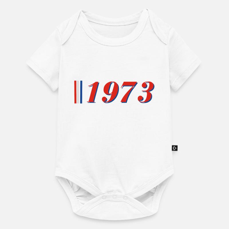 Année 1973 - Body à manches courtes Premium Bébé - blanc