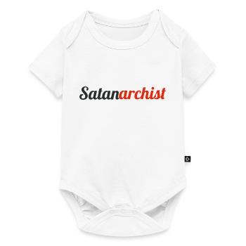 Satanarchist - Baby Premium Kurzarmbody - Weiß - Vorne
