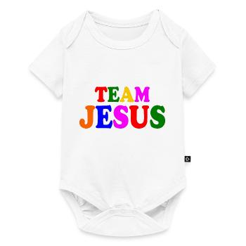 Team jesus - Body à manches courtes Premium Bébé - blanc - Devant