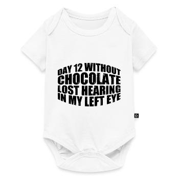 Day 12 Without Chocolate, Lost Hearing 12 - Baby Premium short-sleeve bodysuit - white - Front