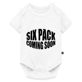 Six Pack Coming Soon 65 - Baby Premium short-sleeve bodysuit - white - Front