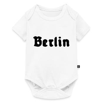 Berlin - Baby Premium Kurzarmbody - Weiß - Vorne
