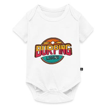 Burping Legend 10 - Baby Premium short-sleeve bodysuit - white - Front