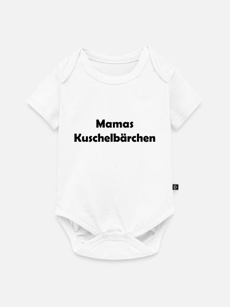 Mamas Kuschelbärchen - Baby Premium Kurzarmbody - Weiß