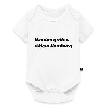Hamburg - Baby Premium Kurzarmbody - Weiß - Vorne