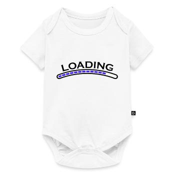 loading ladebalken - Baby Premium Kurzarmbody - Weiß - Vorne