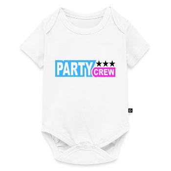 Party Crew Fun Stars Celebrate Team Friends Member - Body à manches courtes Premium Bébé - blanc - Devant