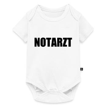 Notarzt - Baby Premium Kurzarmbody - Weiß - Vorne