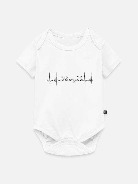 Florenz - Baby Premium Kurzarmbody - Weiß