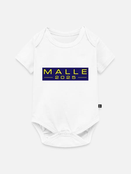 Malle 2025 - Baby Premium Kurzarmbody - Weiß