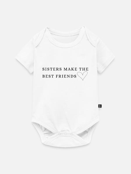 Sister - Baby Premium Kurzarmbody - Weiß