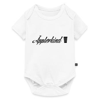 Äpplerkind Frankfurt - Stadtgeschenke - Baby Premium Kurzarmbody - Weiß - Vorne